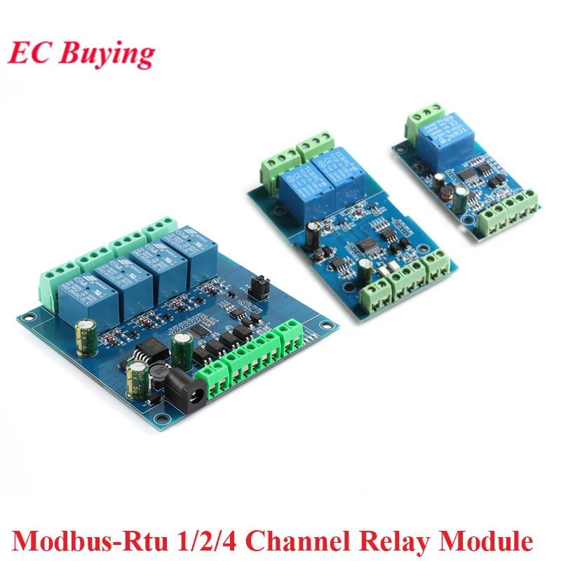 Relay Module 4 Channel - Modbus-Rtu 1/2 Kênh 7-24V Tiếp Module