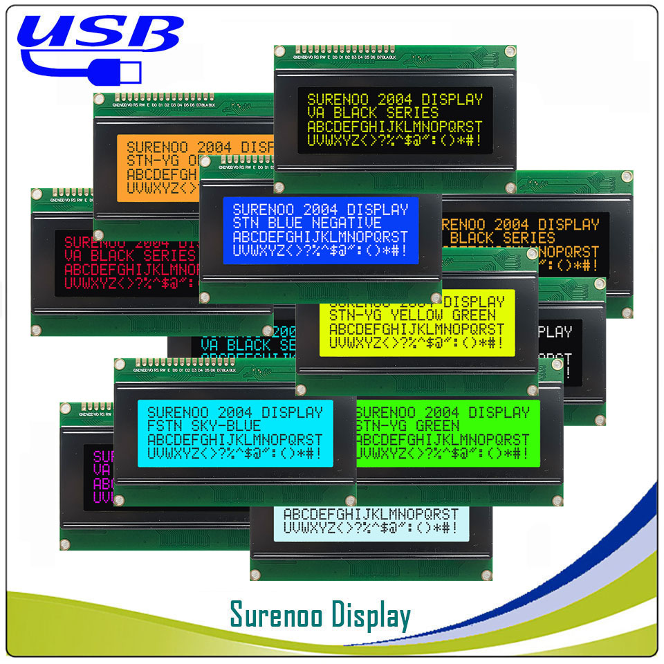 Lcd 1602 - LCD2USB USB 204 20X4 2004 Nhân