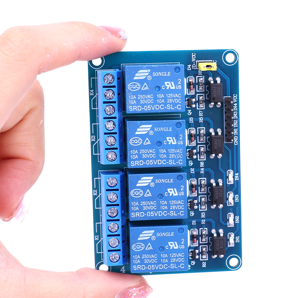 5V 12V 4 Channel Relay Board w - đánh giá và giá Relay Module 4 Channel