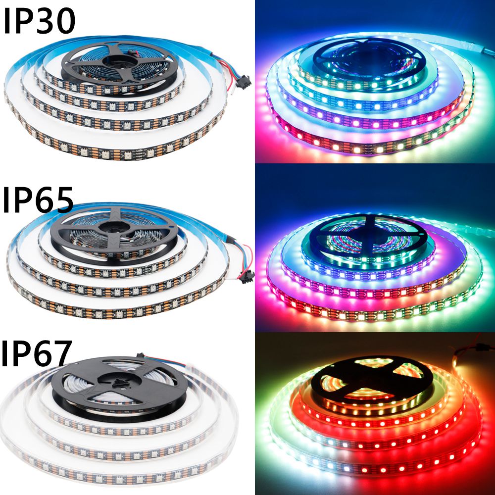WS2811 WS2812B WS2813 WS2815 5 - đánh giá và giá Ws2812B Strip 5V