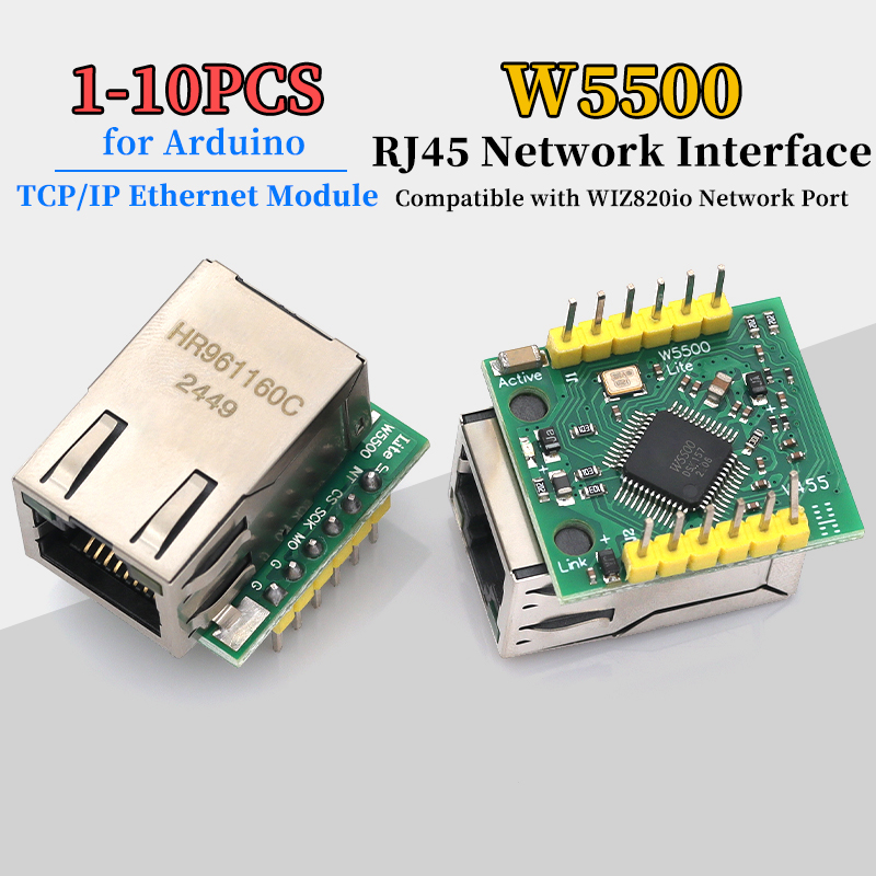 1/5/10Pcs W5500 Module TCP/IP  - đánh giá và giá Ethernet W5500