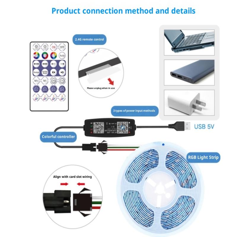 WS2812B Bluetooth Music LED Co - đánh giá và giá Ws2812B Strip 5V