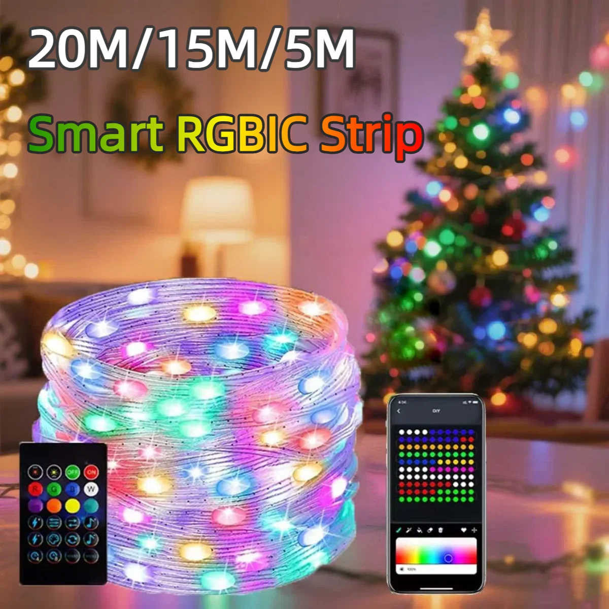 20M/10M/5M Smart USB 5V LED St - đánh giá và giá Ws2812B Strip 5V