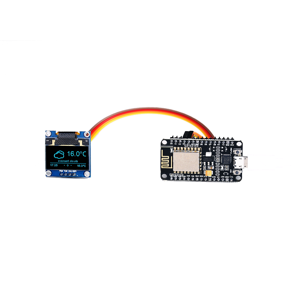 ESP8266 Trạm Thời Tiết DIY Bộ  - đánh giá và giá Oled Display 0.96