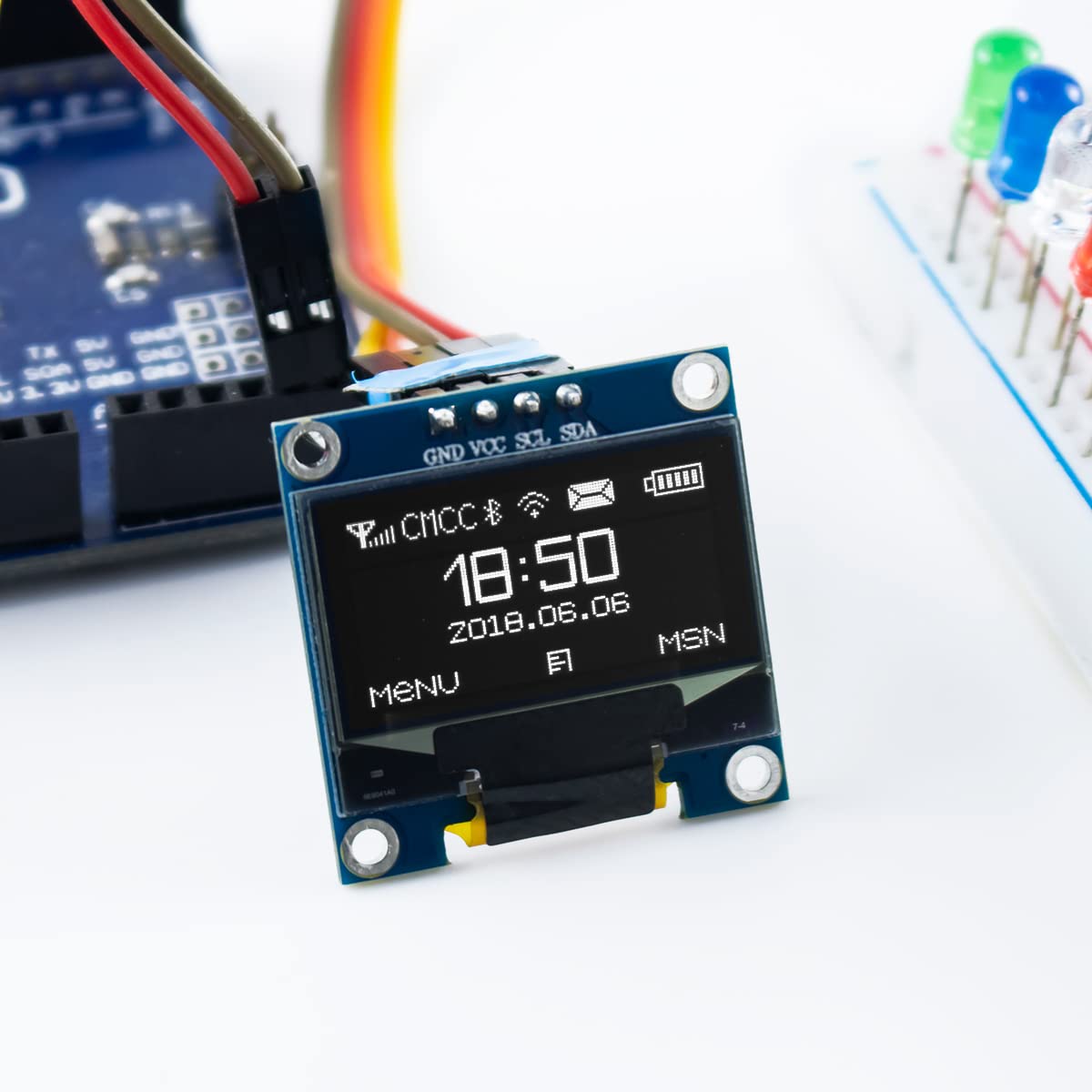 0.96 Inch OLED I2C IIC Display - đánh giá và giá Oled Display 0.96