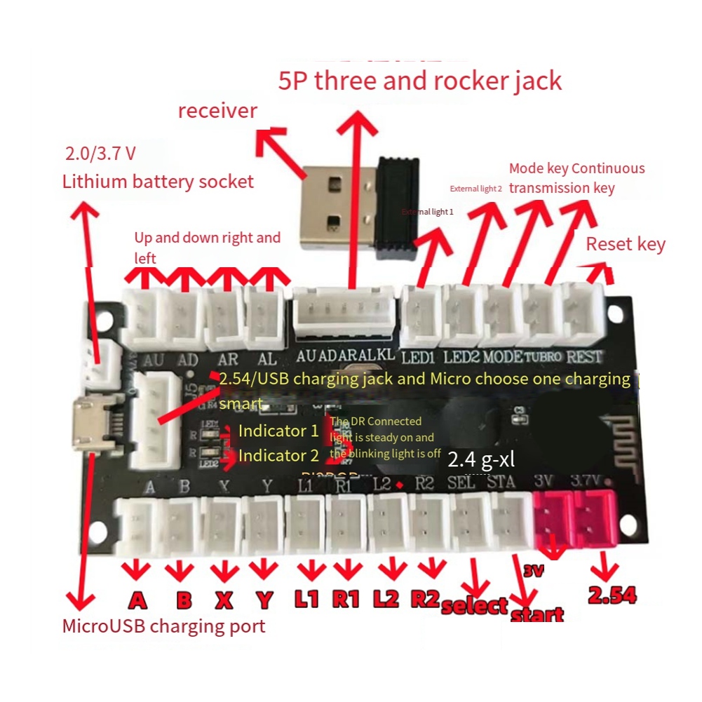 L77A 2.4G Wireless Zero Delay  - đánh giá và giá Joystick Module