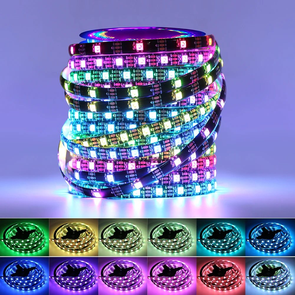 5V WS2812B Pixel RGB Led Strip - đánh giá và giá Ws2812B Strip 5V