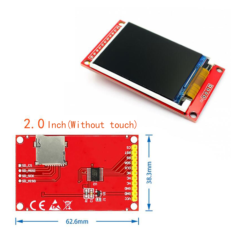 1.44/1.8/2.0/2.2/2.8 Inch TFT  - đánh giá và giá Ili9341