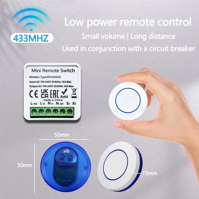 433HMz Wireless Light Switch 1 - đánh giá và giá Ir Remote Module