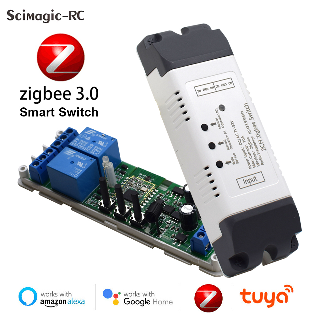 Tuya Zigbee Remote Control Sma - đánh giá và giá Relay Module 4 Channel