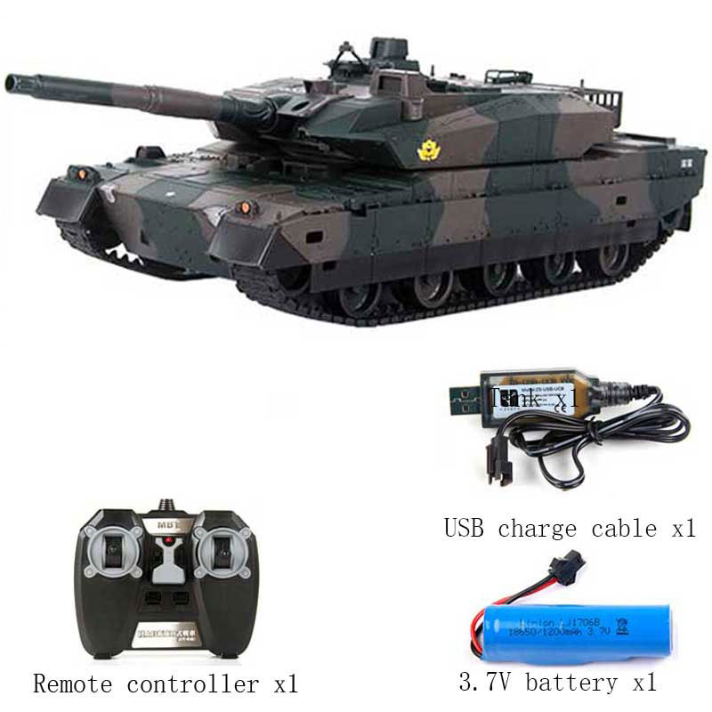 4CH RC Mini Tank With LED Remo - đánh giá và giá Ir Remote Module