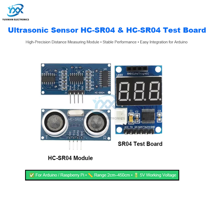Ultrasonic Sensor HC-SR04 HCSR - đánh giá và giá Ultrasonic Sensor Hc-Sr04