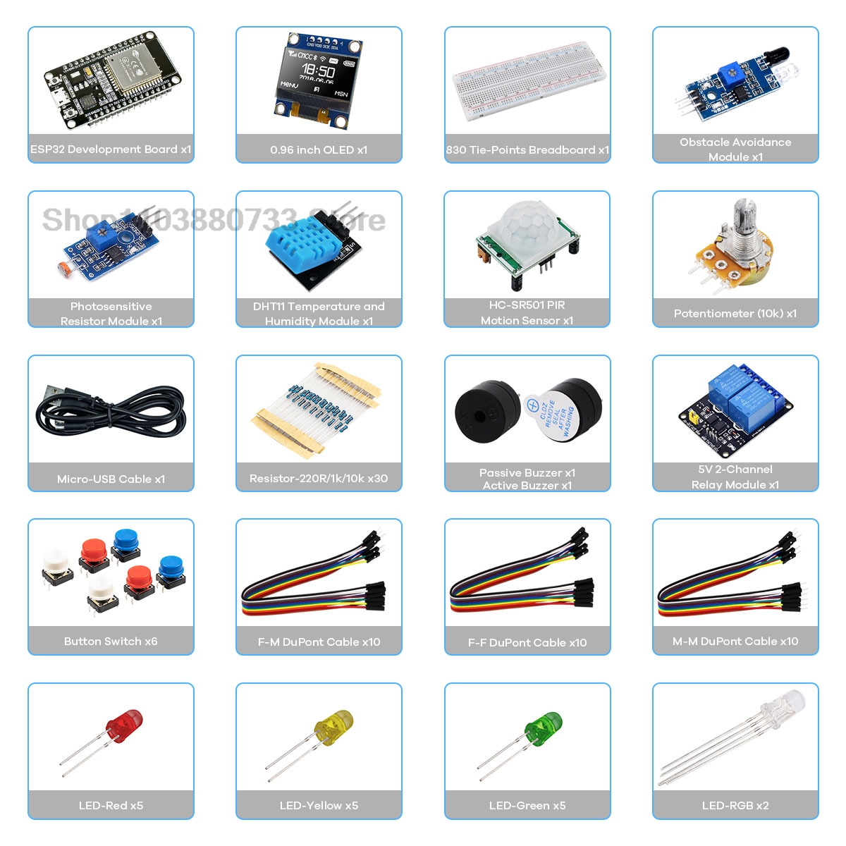 100% New ESP32 WIFI Developmen - đánh giá và giá Dht11