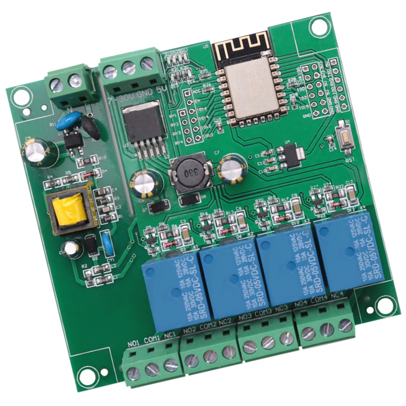 ESP8266 Wireless WIFI 4 Channe - đánh giá và giá Relay Module 4 Channel