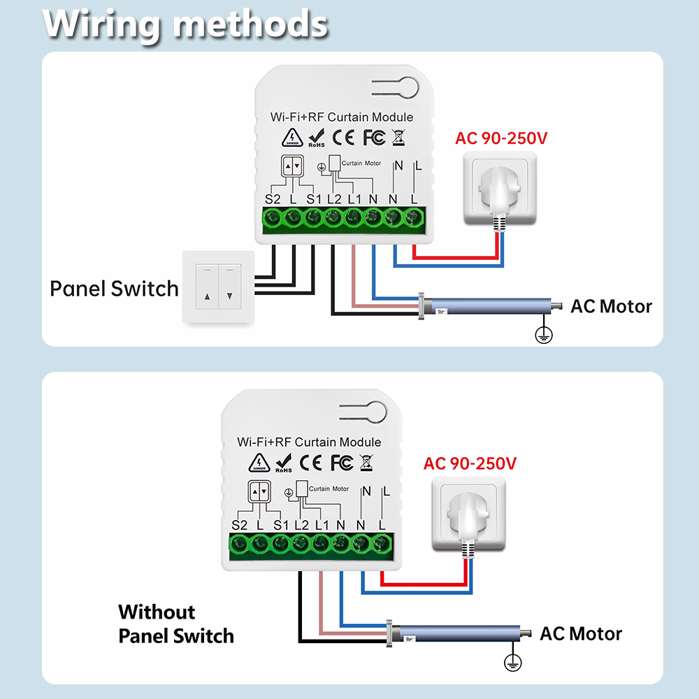 Tuya WiFi Smart Curtain Switch - đánh giá và giá Ir Remote Module