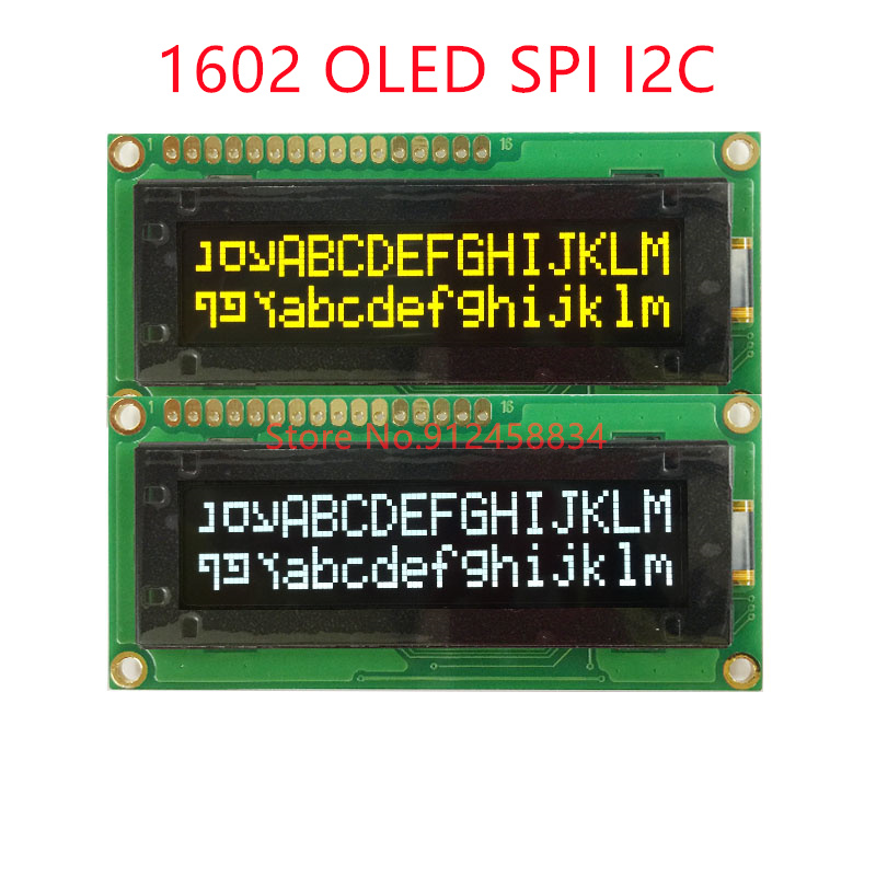 1602 16X2 OLED SPI I2C 3.3V Ho - đánh giá và giá Lcd 1602