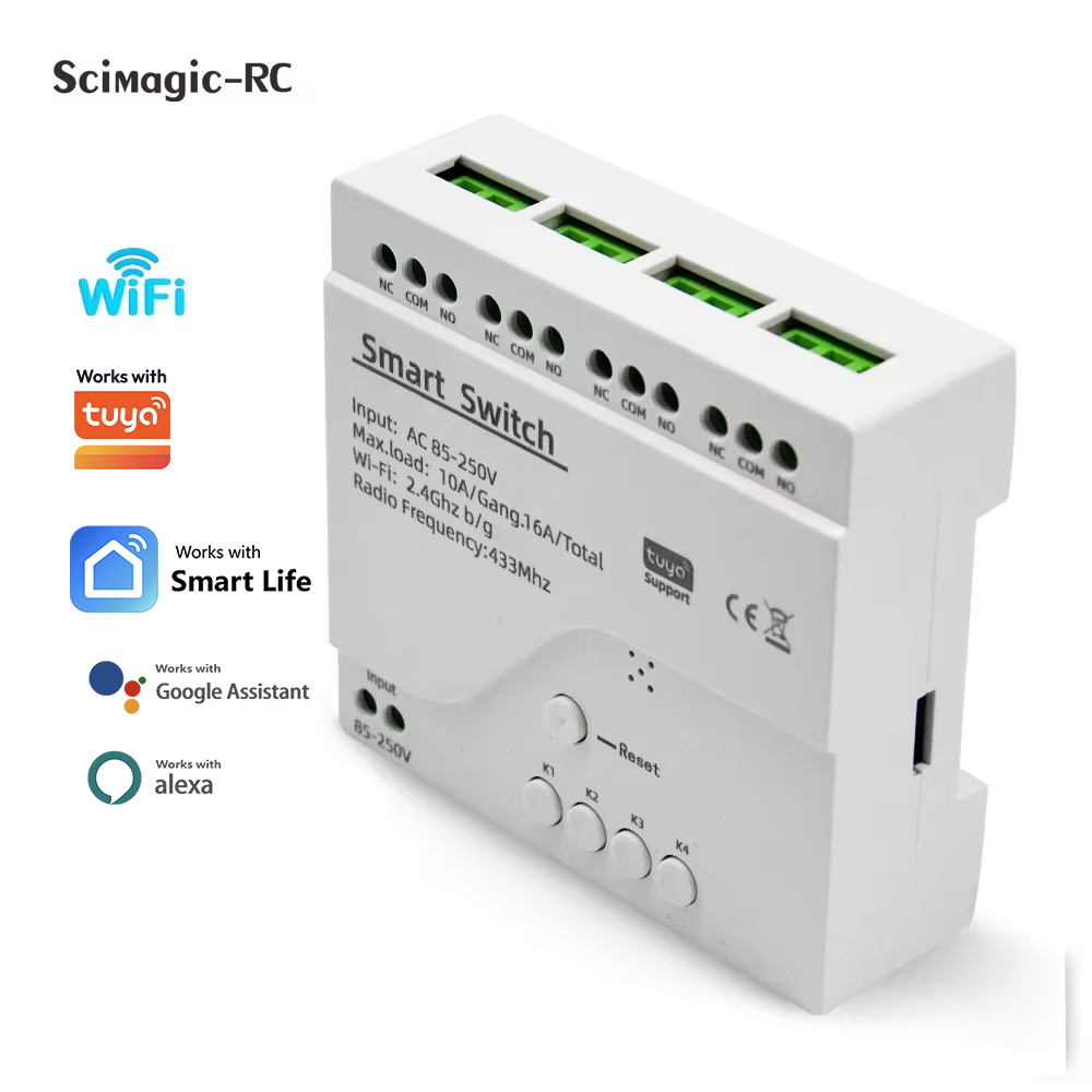 Smart Switch 4CH Relay Module  - đánh giá và giá Relay Module 4 Channel